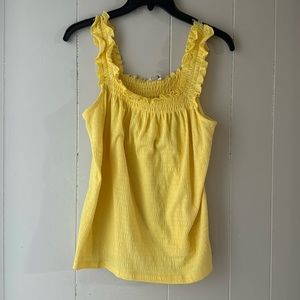 Yellow women’s summer top